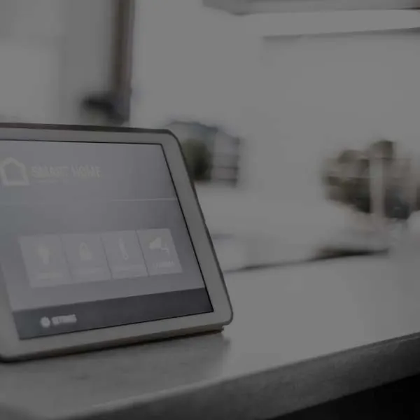 Bedienpanel einer Smart-Home-Steuerung