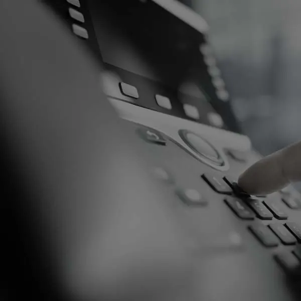 Bedienung eines Tischtelefons einer Telefonanlage